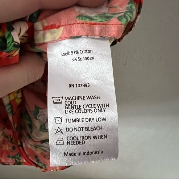 Marissa Webb Magnolia Floral Print Ruffle Blouse - Picture 6 of 7